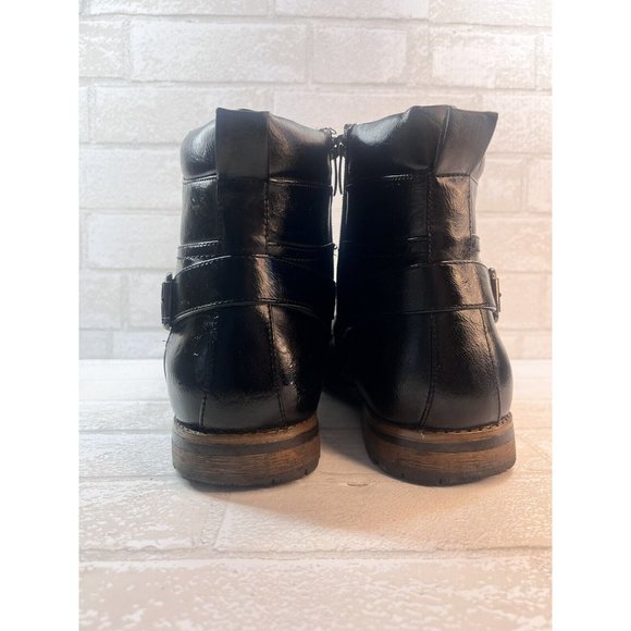 Bruno Marc Men's Philly-3 Black Military Combat Boots - 12M US - Picture 6 of 9